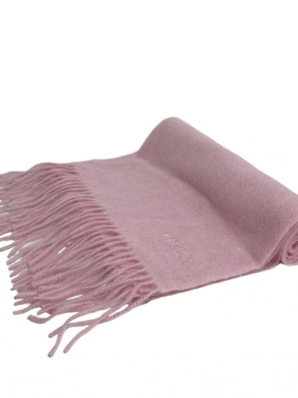 FURLA Light Pink Cashmere Scarf